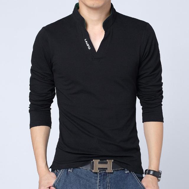 Men's Long Sleeve Slim Fit T Shirt