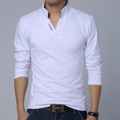 Men's Long Sleeve Slim Fit T Shirt